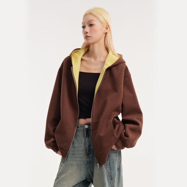 Retro Cardigan Hoodie