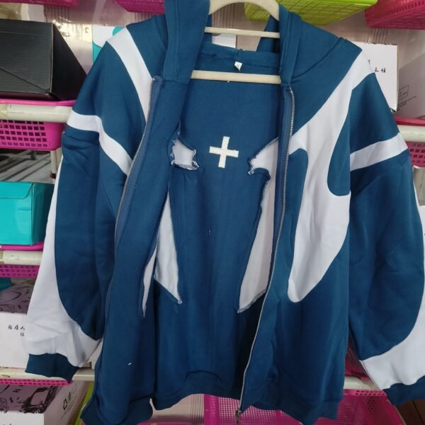 8b0a07e6-6f5e-47b0-b105-0bb669633eda.jpg Pattern Zip Cardigan