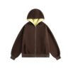 Retro Cardigan Hoodie